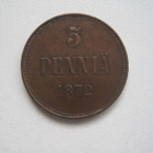 5 PENNIÄ 1872 - pikkukuva 1