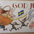 Gobi: Joulukori, tonttuja, pukki, possu, p. 1942 - pikkukuva 1