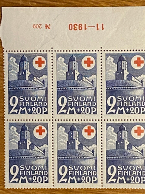 PR 1931 2MK+0,20MK NUMERO KUUSILO**