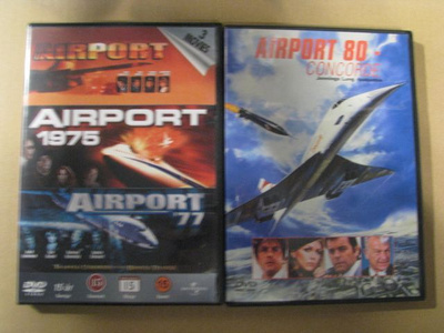 AIRPORT ELOKUVAT ( 4 elokuvaa )