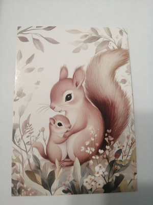Orava emo ja poikanen