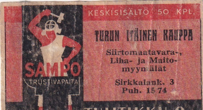 Turku, Turun Itäinen Kauppa  , Tulitikku Oy    b584