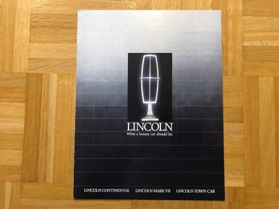 Esite Lincoln 1988: Continental, Mark VII, Town Car