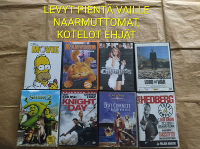 DVD sekä BLURAY 47KPL