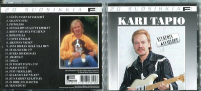 KARI TAPIO . CD-LEVY . 20 SUOSIKKIA - KULKURIN KYYNELEET