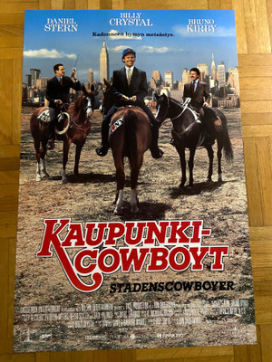 Vanha elokuvajuliste: Kaupunkicowboyt