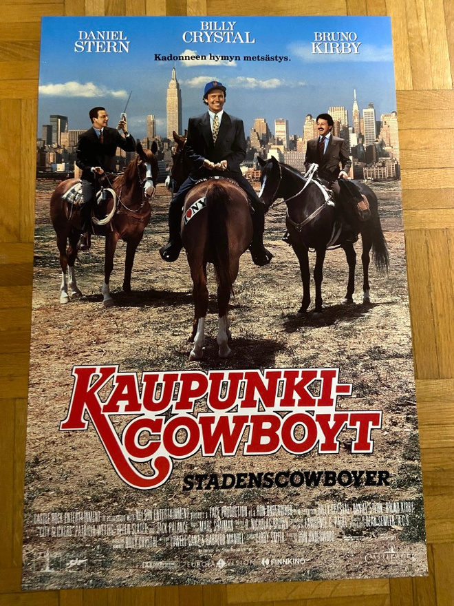 Vanha elokuvajuliste: Kaupunkicowboyt