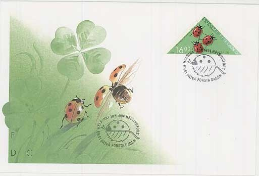 1994 16mk leppäkerttu FDC