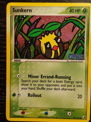 Sunkern 76/115 ex Unseen Forces Stamped ReverseHolo