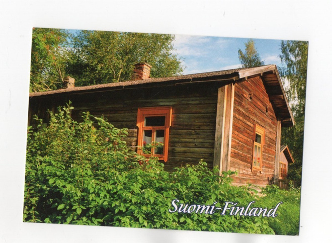 °°VANHA HIRSIRAKENNNUS°° -KORTTI /Suomi Finland