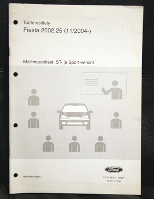 Tuote-esittely: Ford Fiesta ST- ja Sport-versiot vm. 2005-