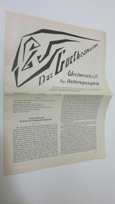 Martin (red.) Barkhoff : Das Goetheanum nr. 28/1985 : Woc...