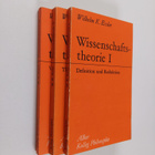 Wilhelm K. Essler : Wissenschaftstheorie 1-3 - pikkukuva 1