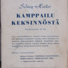 Sidney Horley: Kamppailu keksinnöstä, Ilmarinen 1942. 168 s. - pikkukuva 3