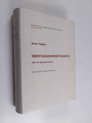 Jarno Tepora : Omistuksenpidätyksestä : varallisuusoikeud...