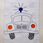Retro tyynynliina - AUTO - pikkukuva 1