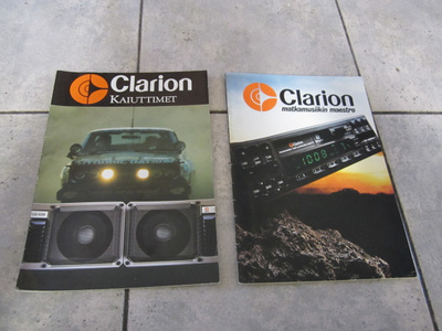 CLARION KAIUTTIMET & MATKAMUUSIIKIN MAESTRO esitteet 70-80 l
