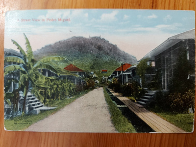 Meksiko, Pedro Miguel 1900-luvun alun väripostikortti