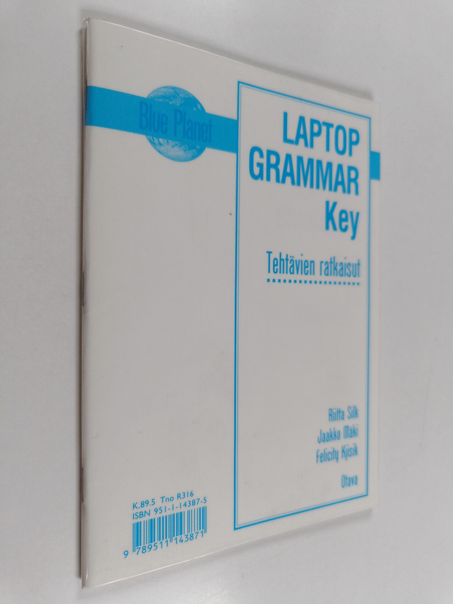 Riitta Silk : Laptop grammar key : tehtävien ratkaisut