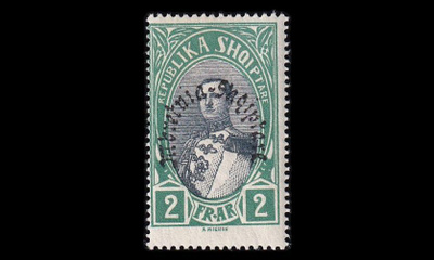 Albania 196 * Käyttösarja 2 Fr pp Mbretnia-Shqiptare (1928