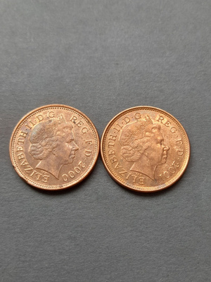 two pence 2000,2001