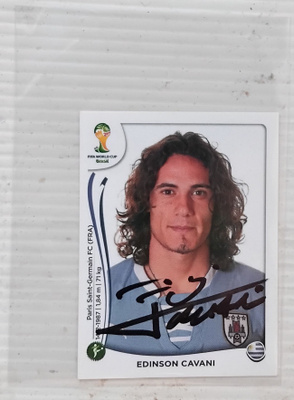 Edinson Cavani Uruguay signed