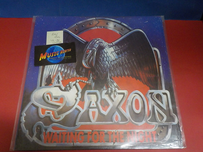 SAXON - WAITING FOR THE NIGHT EX+/EX+ 12" MAXI