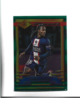 RENATO SANCHES - PSG - 2022 TOPPS FINEST # 96 FUTIS