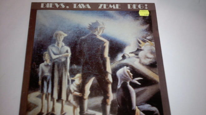 DIEVS, TAVA ZEME DEG!  LP-LEVY VUODELTA 1982