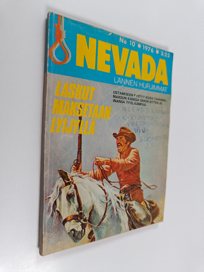 G. F. Unger : Nevada - Lännen hurjimmat 10/1976 : Laskut ...
