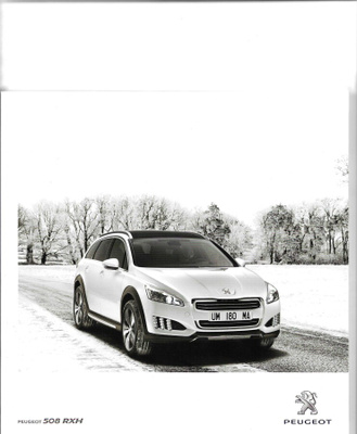 2012 Peugeot 508 RHX esite - suom -  48 sivua - KUIN UUSI