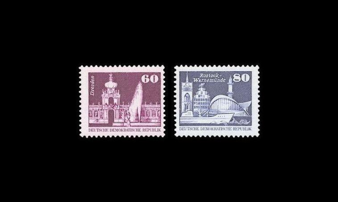 DDR 2649-50 ** Käyttösarja: rakennuksia (1981)