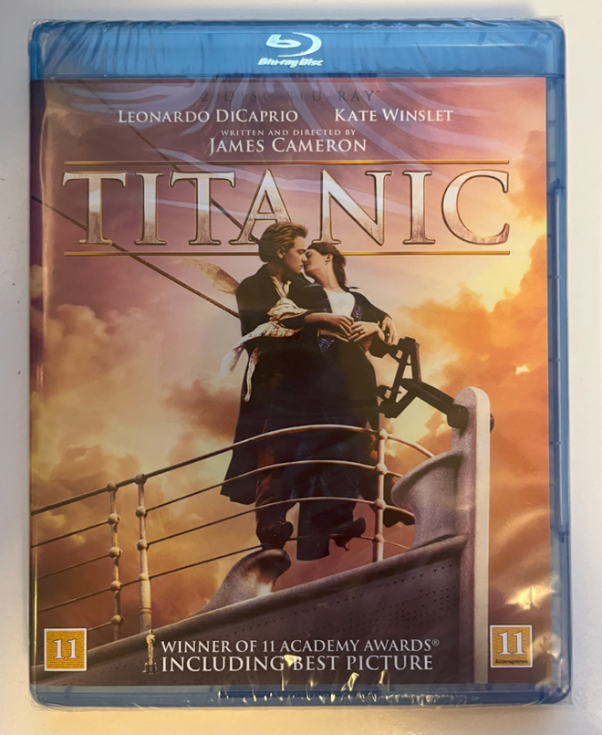 Titanic (1997) Kate Winslet & Leonardo DiCaprio (Blu-ray)