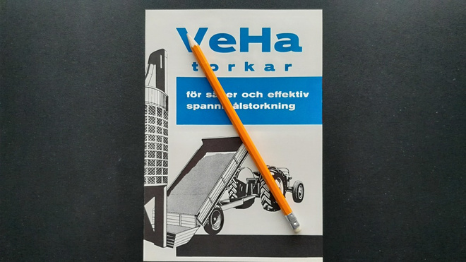 VeHa torkar / kuivurit esite 1963