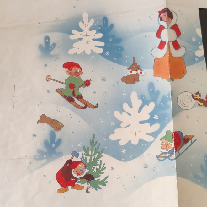 Neliväri Disney painovedos Kuvataide Tillgman 1939