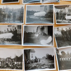 17xVANHA Valokuva+ Negat Ilmavoimat Lentäjä Hautajaiset 1942 - pikkukuva 3