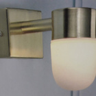 Seinävalaisin Menton 1lmp (chrome-opal,bath, MarkSlöjd,uusi) - pikkukuva 2