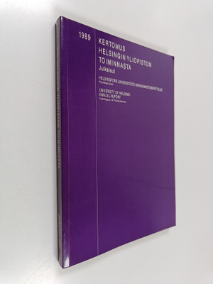 Kertomus helsingin yliopiston toiminnasta 1989 : Julkaisut