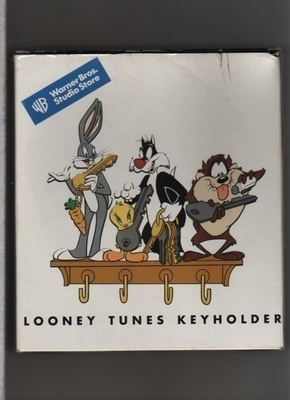Lasten avainnaulakko, Looney Tunes Keyholder, 4 avainta,uusi