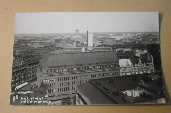 Helsinki, panoraama keskustasta, valokuvapk, ei p.