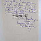 Pekka Jurvelin : Vaiettu joki (signeerattu, tekijän omiste) - pikkukuva 3