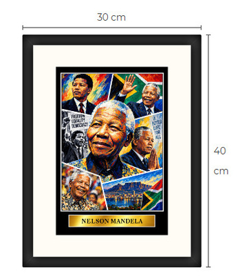 Uusi Nelson Mandela art print 30 cm x 40 cm