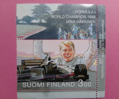Mika Häkkinen postimerkki