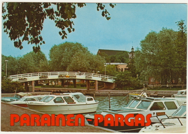 Parainen Pargas silta veneitä