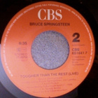 BRUCE SPRINGSTEEN :: TOUGHER THAN THE REST :: VINYYLI 7"1988 - pikkukuva 4