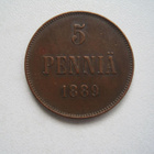 5 PENNIÄ 1889 - pikkukuva 1