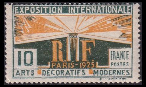 Ranska 177 ** Taidekäsityönäyttely 10 C (1925)