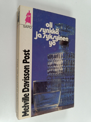 Melville Davisson Post : Oli synkkä ja syksyinen yö