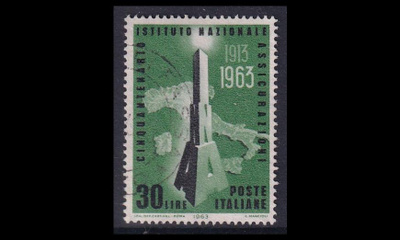 Italia 1143 o Kansallinen vakuutuslaitos 50v (1963)