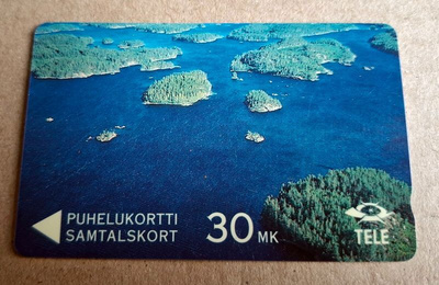 Tele MD15 30 mk Näkymä Pihlajavedelle Pihlajavesi 1991